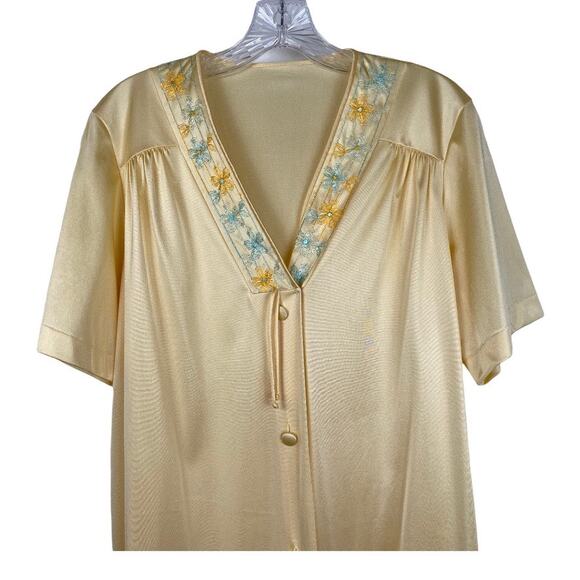 Vintage JC PENNEY 2-Pc Gown Robe Housecoat Pegnoir - Picture 1 of 10